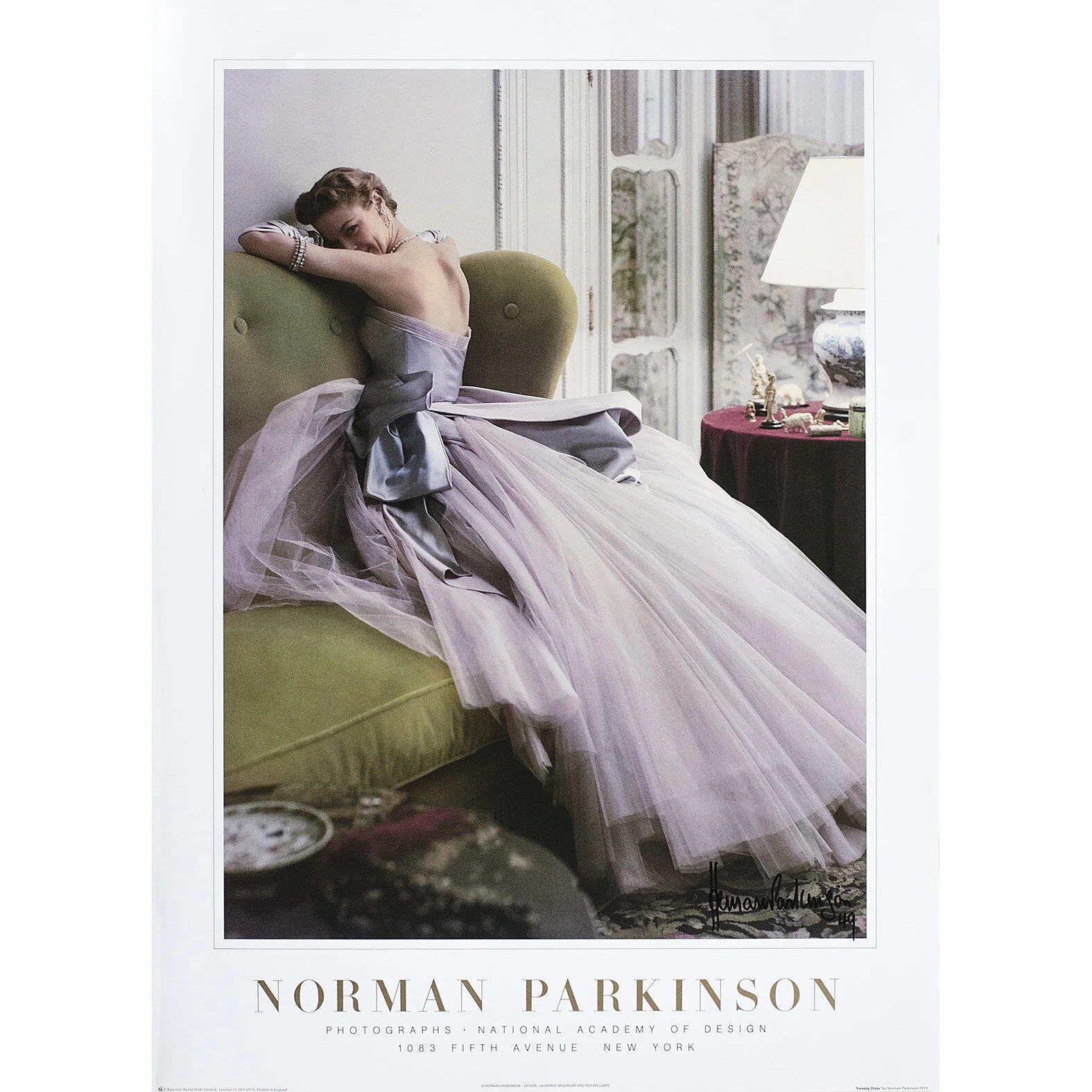 Norman Parkinson, Jean Patchett, Vogue, 1950 - [Signed Poster